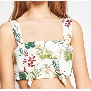 [Zara] Tropical Knot Top